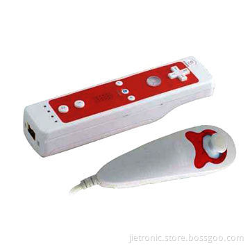 New Remote and Wired Nunchuk Controller for Nintendo's Wii, Motion Plus Compatible, Game Accessory